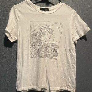 B&W Wave Graphic Tee